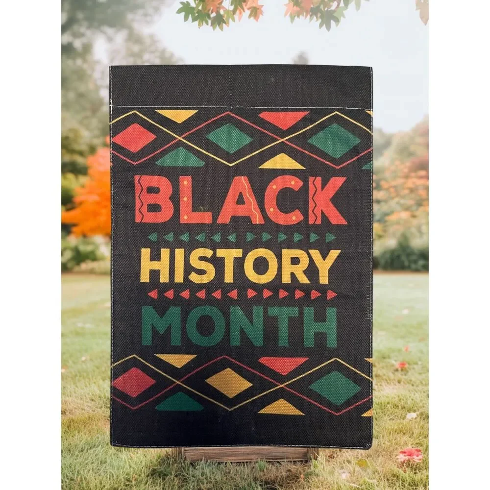 Black History Month Garden Flag